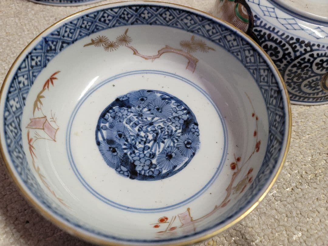 値下げ限界早い者勝ち無傷蔵だし古伊万里蛸唐草三方窓鯉滝登り見込