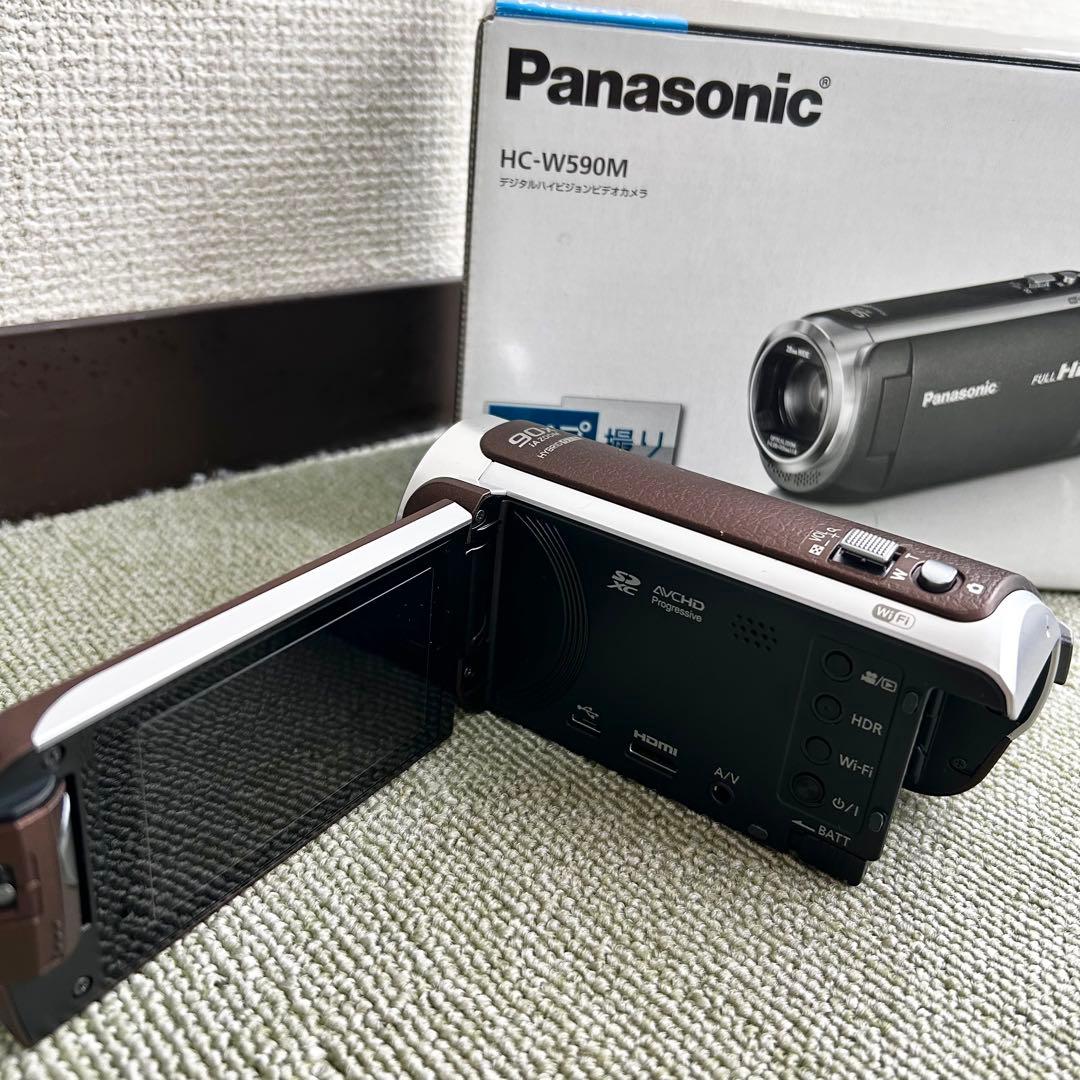 Panasonic HC-W590M ビデオカメラ 64GB ブラウン
