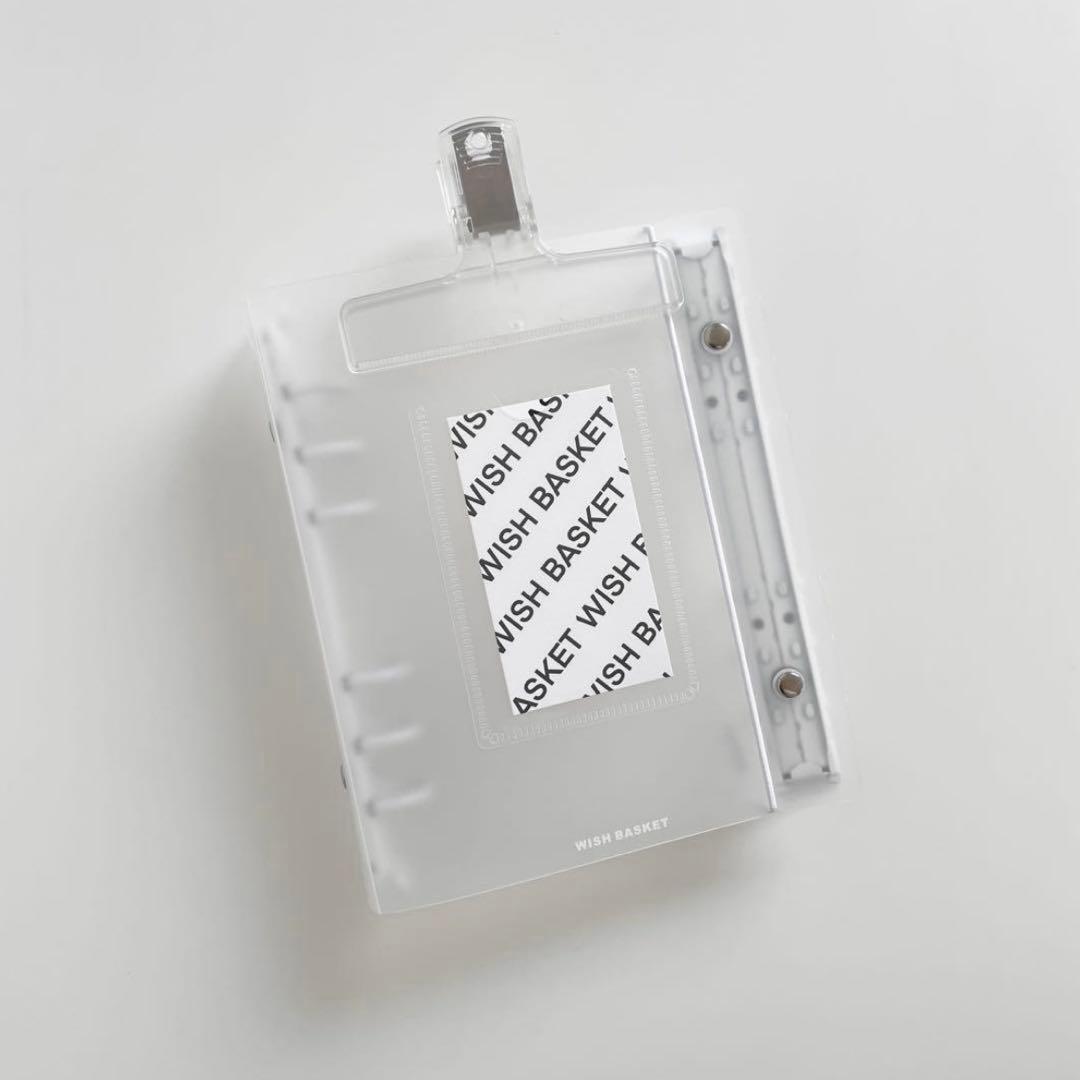 早い者勝ち 韓国 貯金 バインダー ダブルリングバインダー リフィル 白