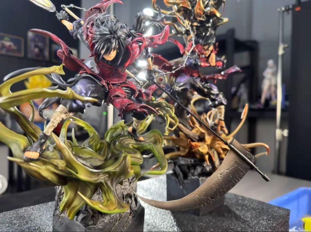 NARUTO ナルト 千手柱間 うちはマダラ ガレージキット ガレキ スタチュー