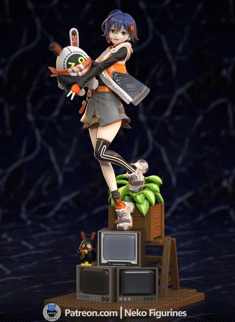 1/7正規品ガレージキット ゼンゼロ リン / 未塗装未組立