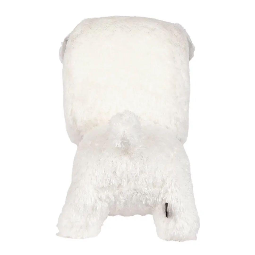 【新品・美品】三菱 デリ丸。オリジナルぬいぐるみ　白　ビックサイズ