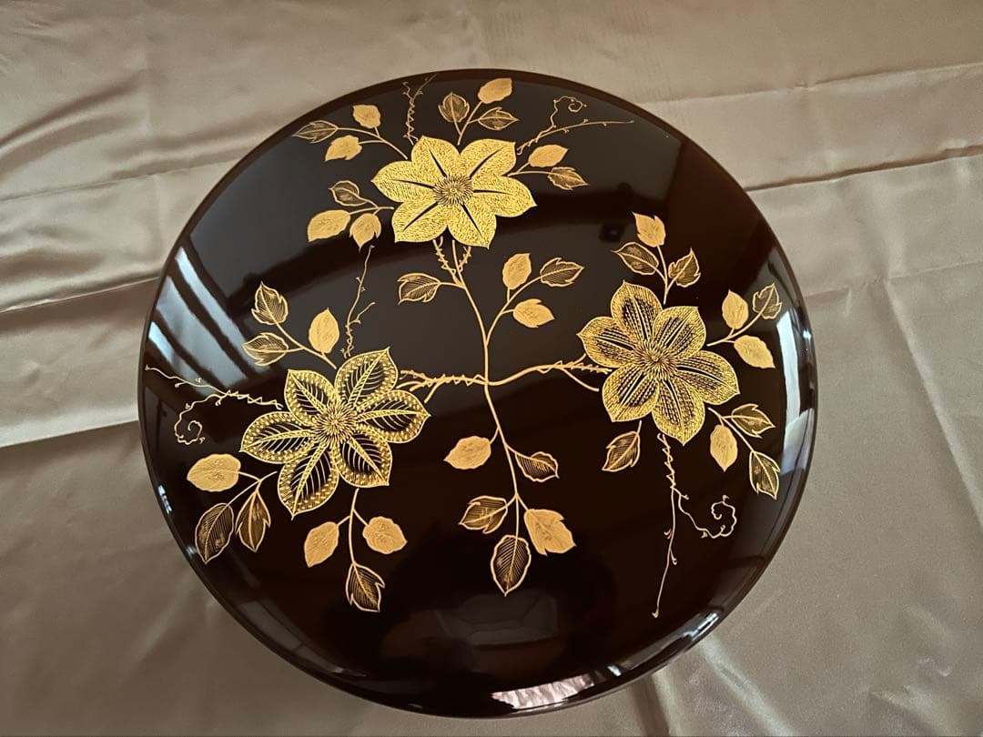 川連漆器茶びつ