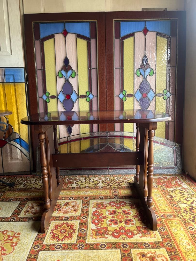 ダイニングテーブル インテリア アンティーク 昭和レトロ