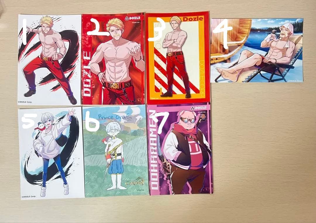 ドズル社 ブロマイド ドズル ぼんじゅうる おんりー おらふくん おおはらMEN