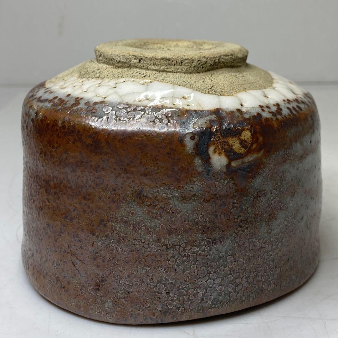 茶道具 京焼 上山善峰作 金砂子 扇面流茶碗 共箱 V 9825 茶入 中興名物