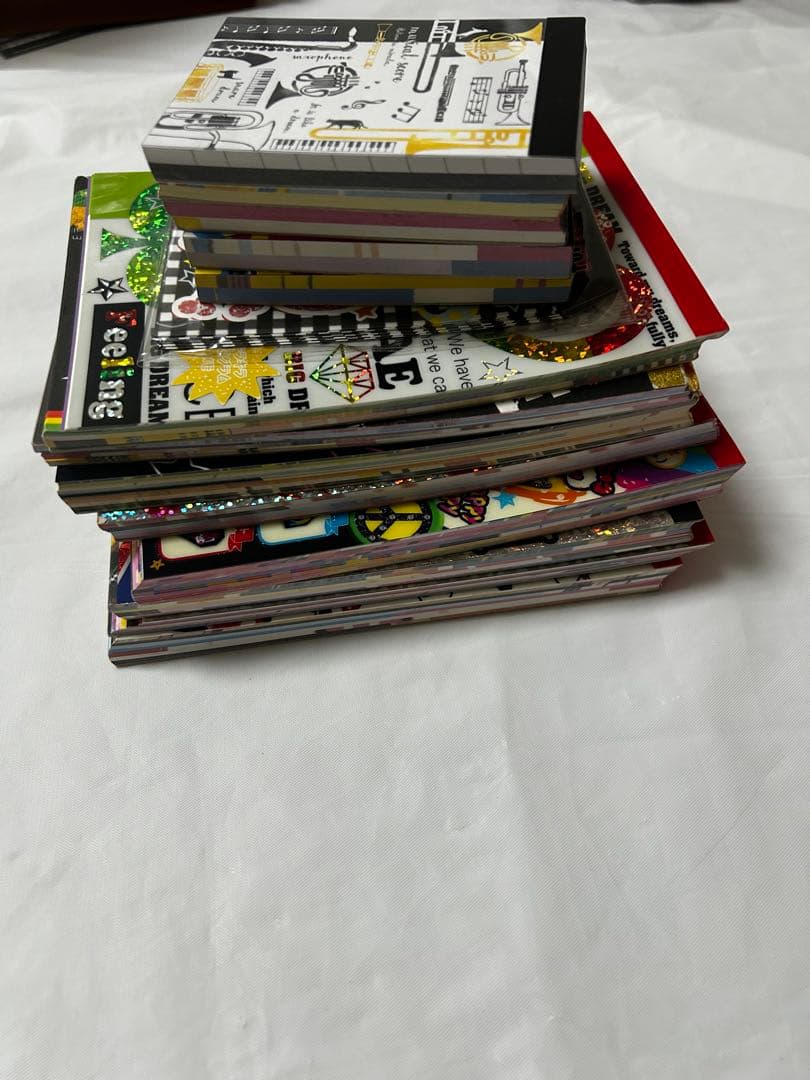 平成 レトロ ファンシー 大量 14点 キラキラ デコ メモ帳 おまとめ売り