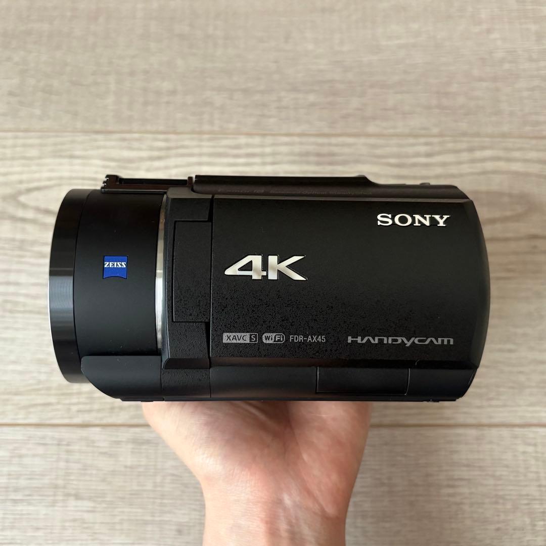【動作確認済み】SONY FDR-AX45 4K ビデオカメラ 本体