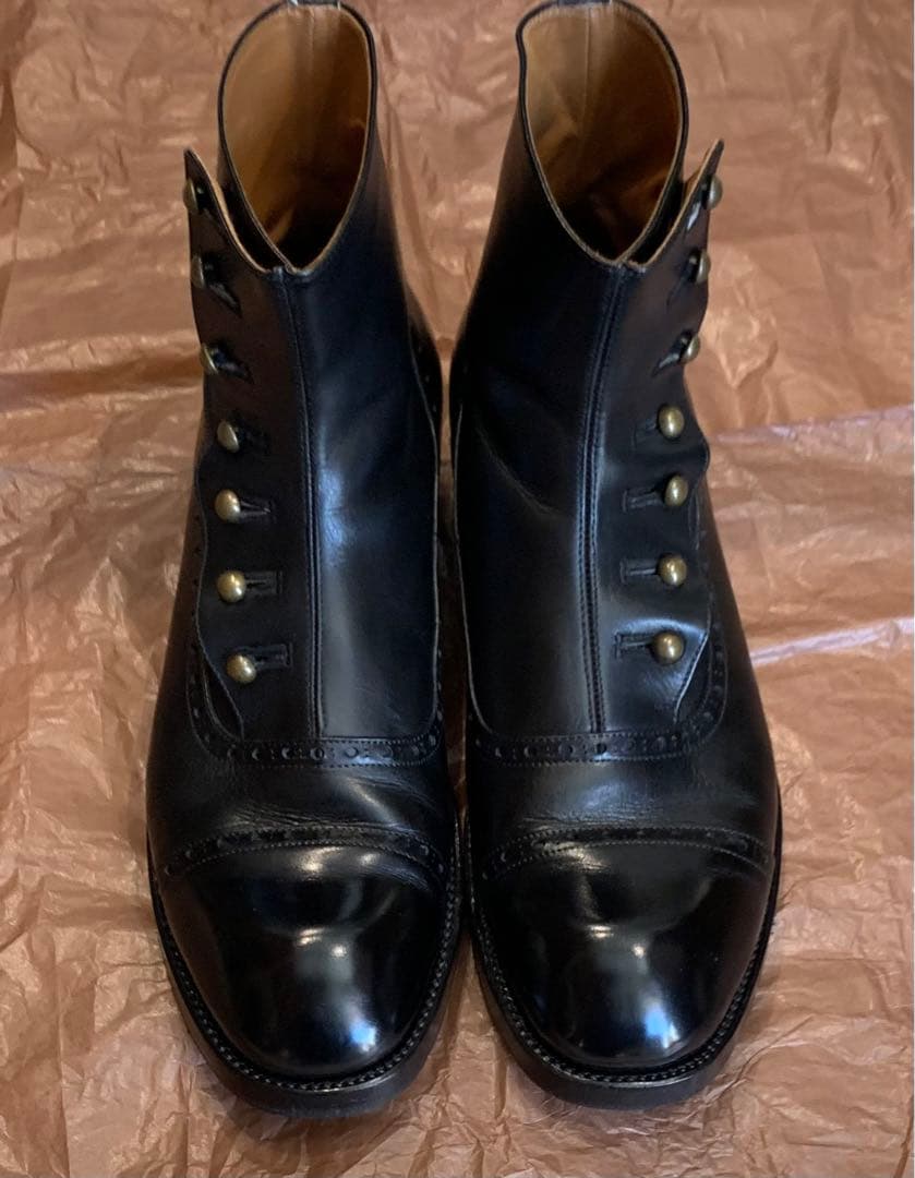 美品chausser ボタンブーツ　C-7039