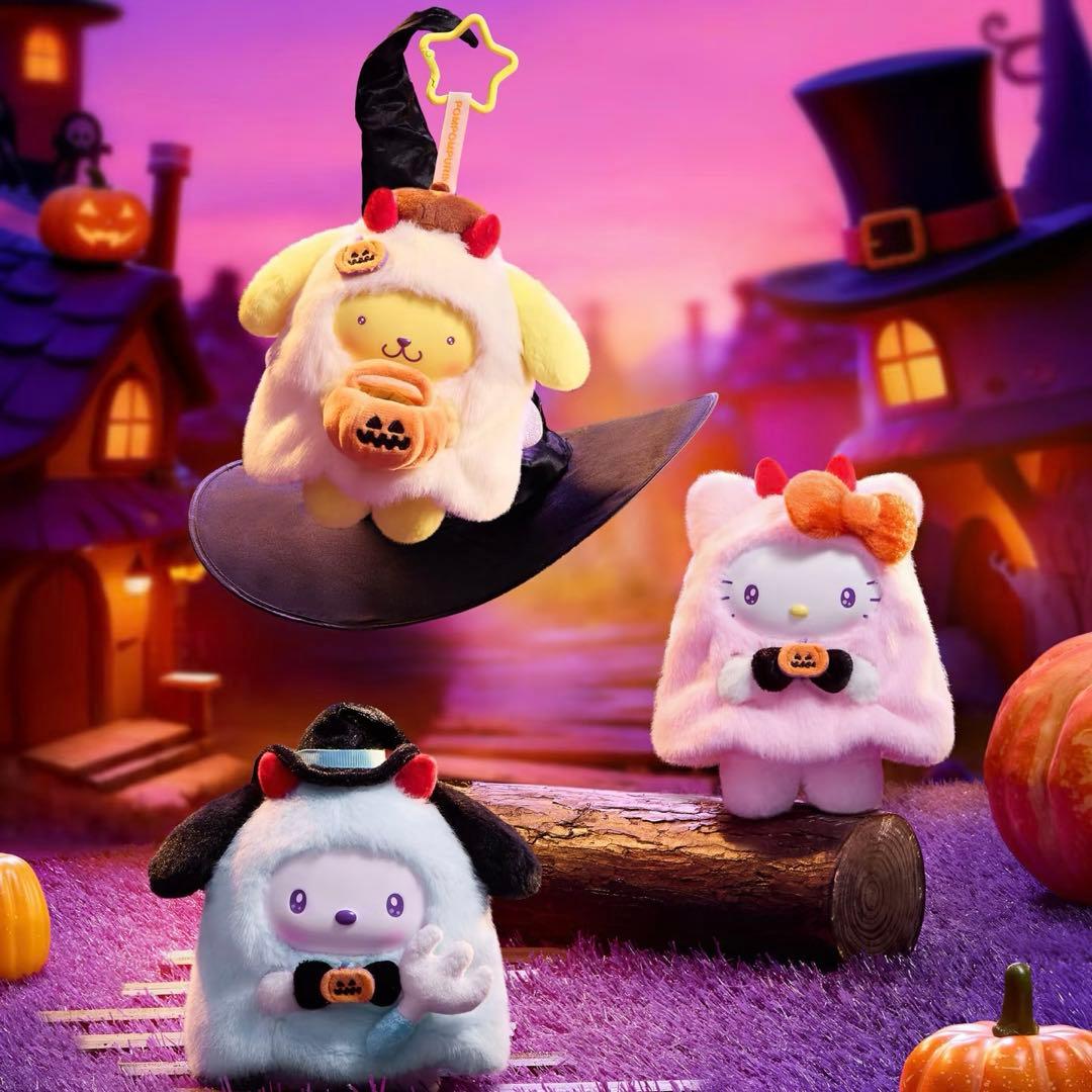 未開封品　MINISO サンリオ　ハロウィン　ぬいぐるみチャーム　6点セット