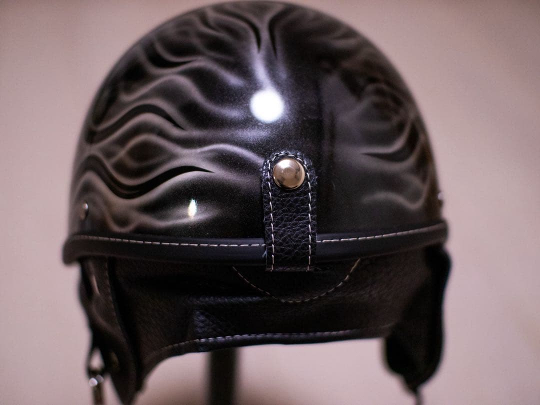 XL 新品未使用　ポリヘル　ポリス　ヘルメット バイク　黒シルバーフレア