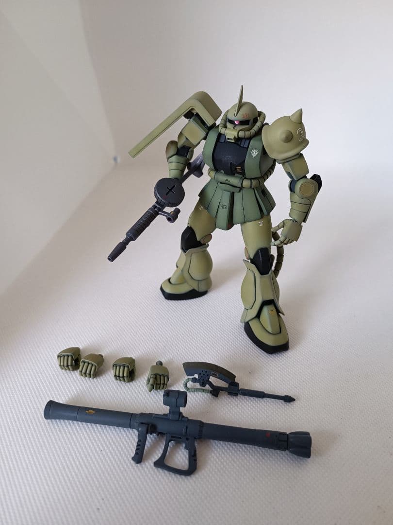 HG ザク 全塗装 ガンプラ 完成品