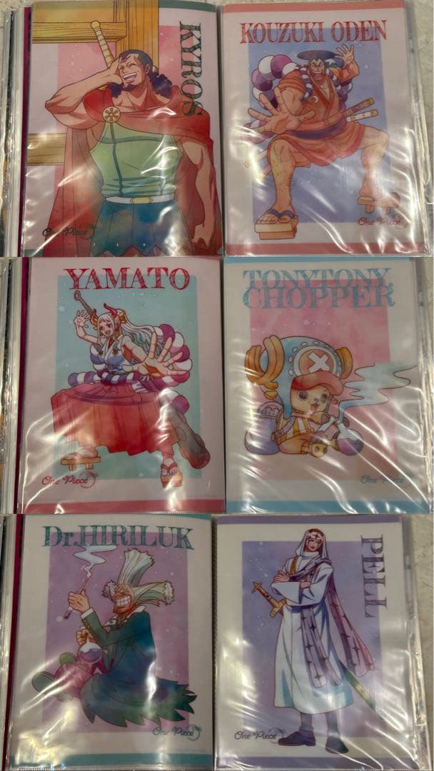 ワンピースA4クリアファイル ONE PIECEコミックカバー 投票 一番くじ