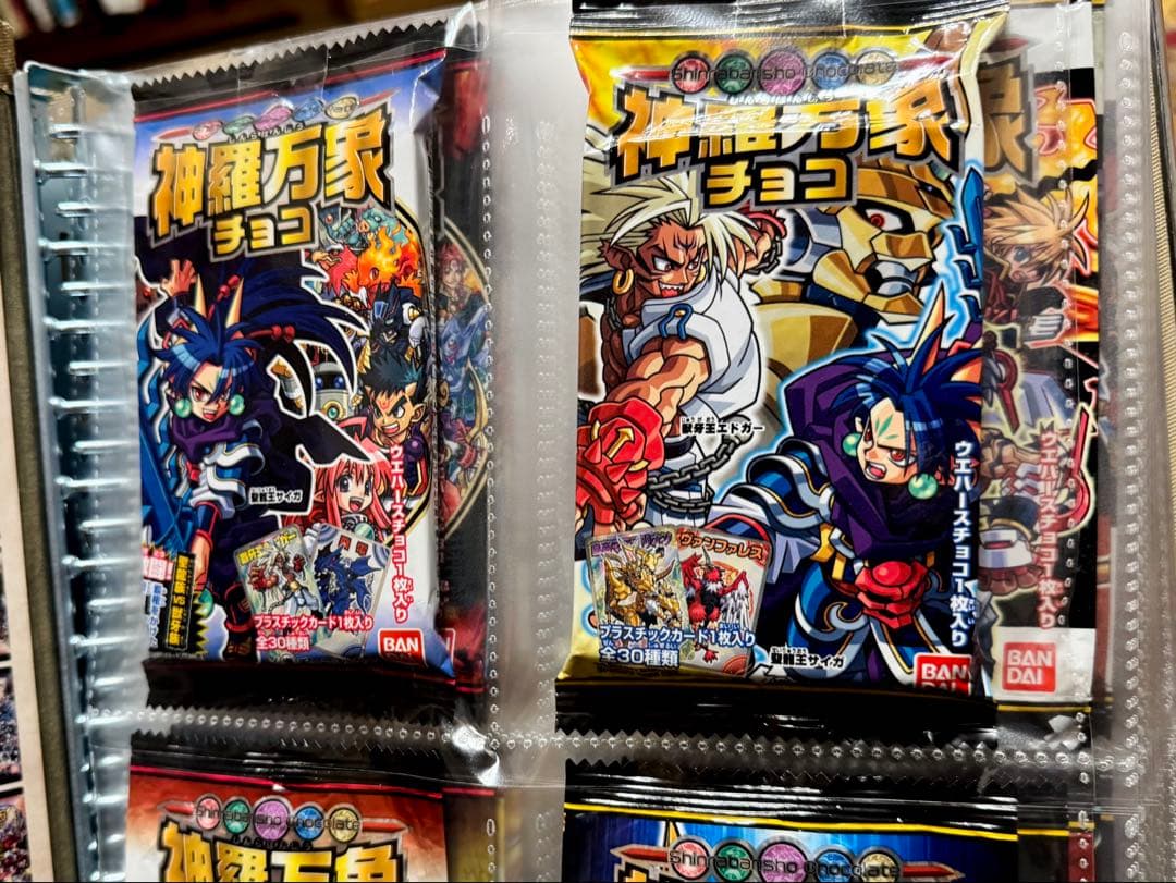 神羅万象チョコ ガオロード　全章　全弾　パッケージ　完全コンプリート　ファイル