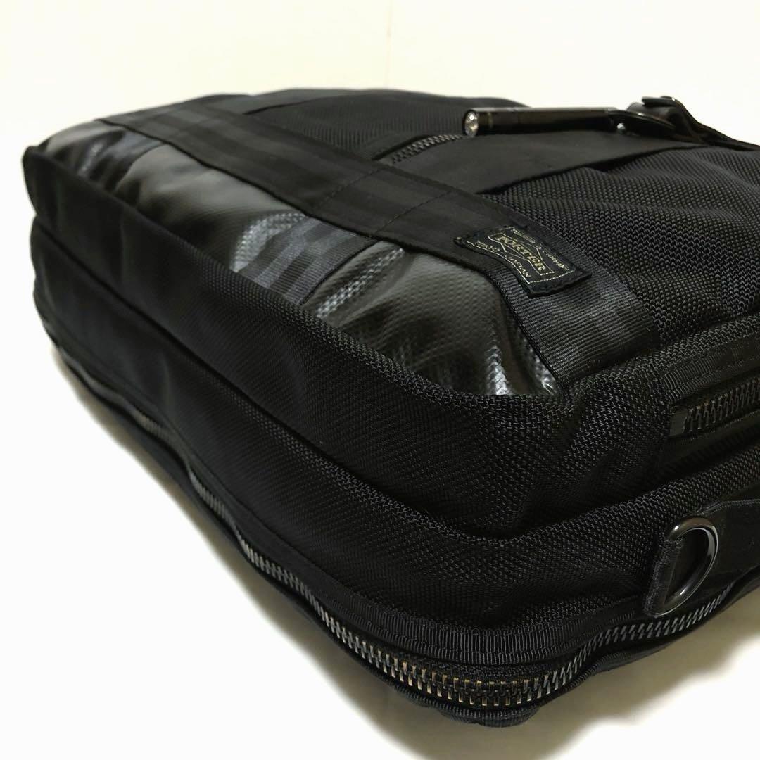 美品✨ポーター ヒート ビジネスバッグ 3way 2層 A4可 マグライト 黒