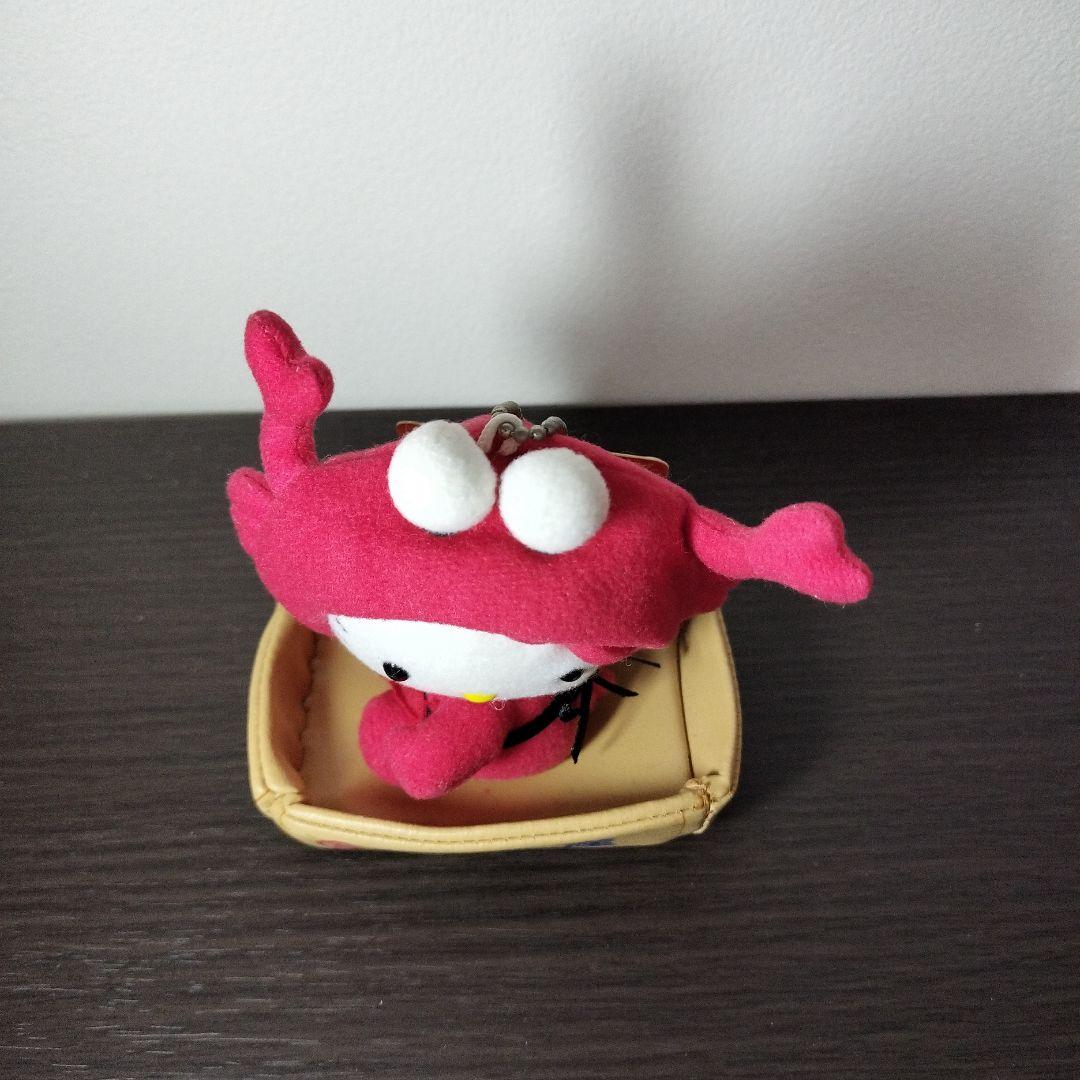 ご当地キティ　ぬいぐるみ　マスコット　キーホルダー　北陸カニ　2003年