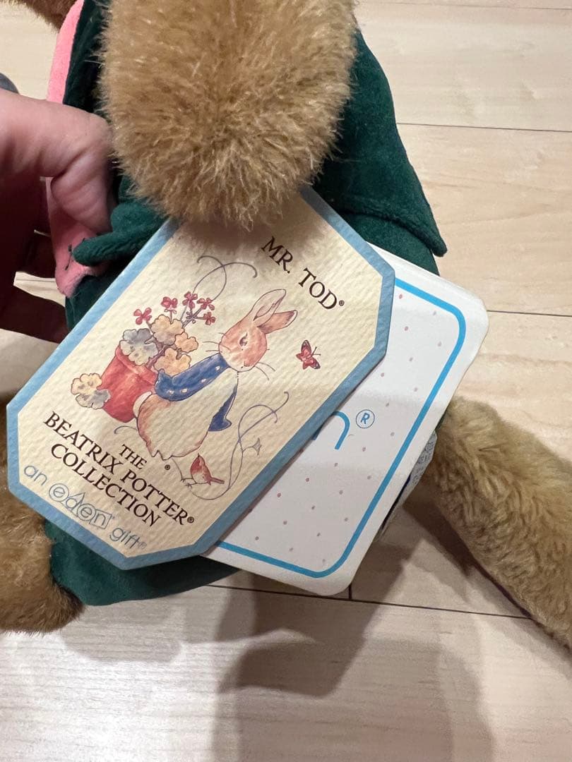 超希少 ピーターラビット tommy brock mr.tod ぬいぐるみ