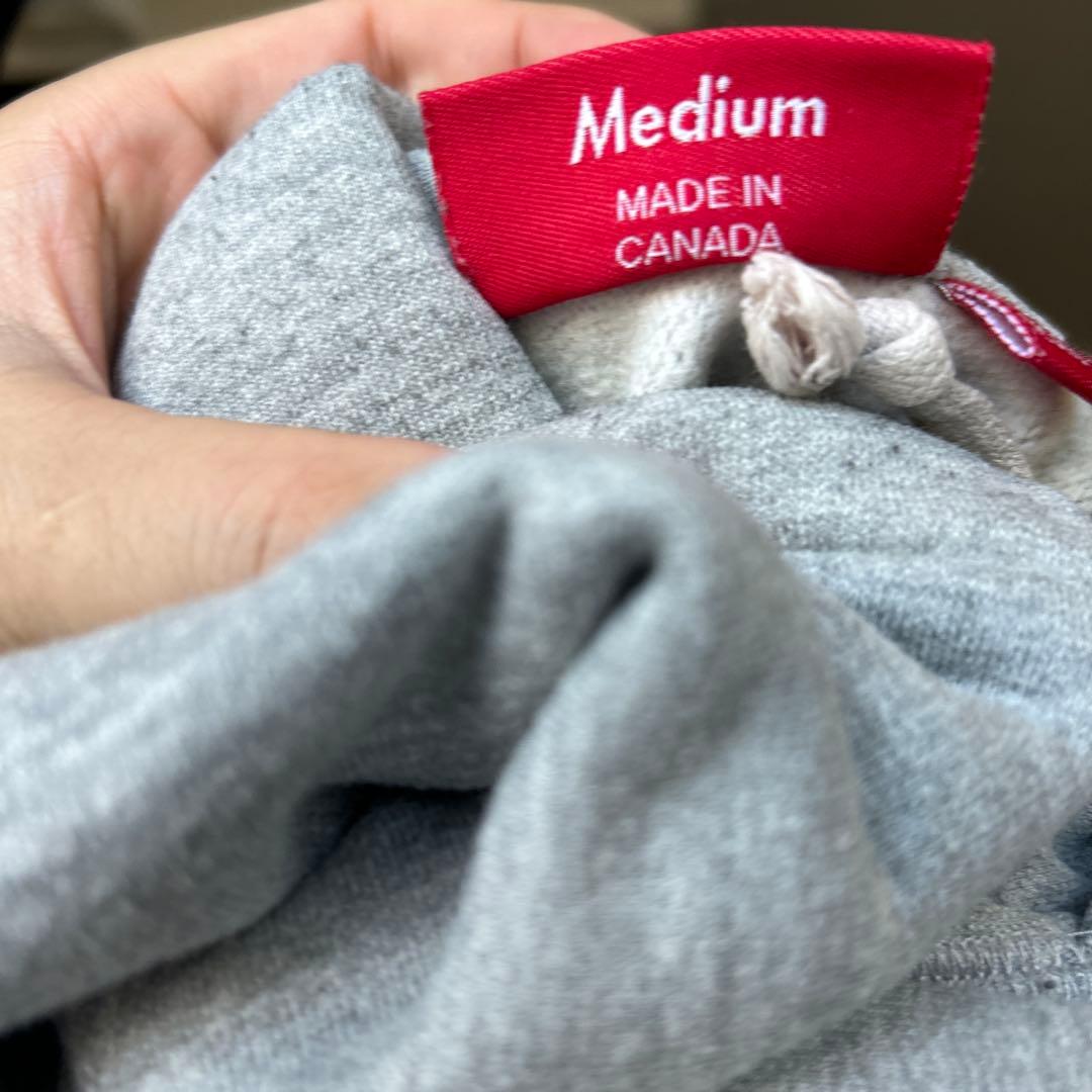 Supreme グレー フード付きパーカー