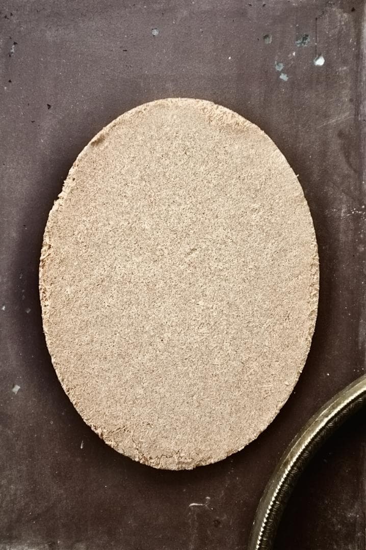 フランス 29c 金のリボンと金の葉とオーバルの額縁 フレーム アンティーク