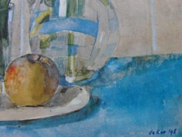 DEKAT（デカット）、チューリップ、水仙、果物、希少な額装用大判画集画