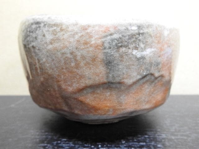 小川長楽　赤茶碗　共箱　MA１５４