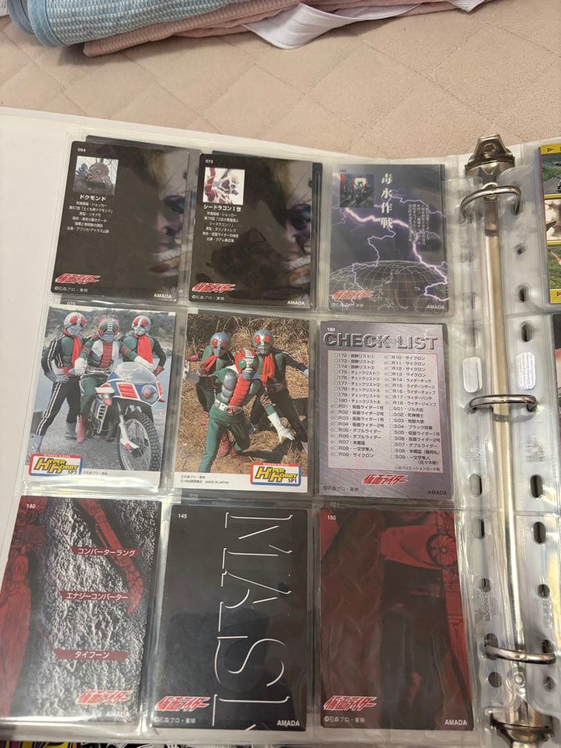 【トレカ】アマダ「仮面ライダー」特製バインダー+特製カード