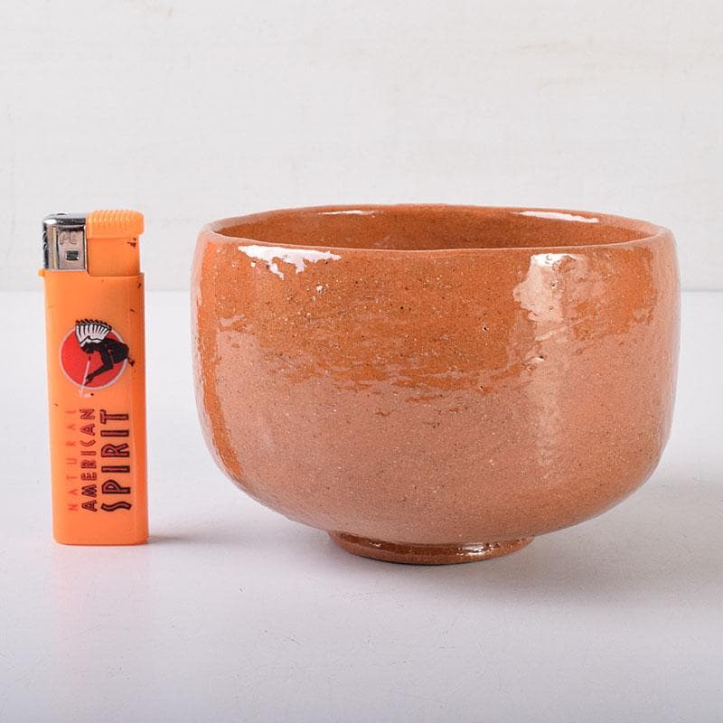 和食器八事窯一休庵道年中村道年作赤楽小鉢六客共箱MR6463