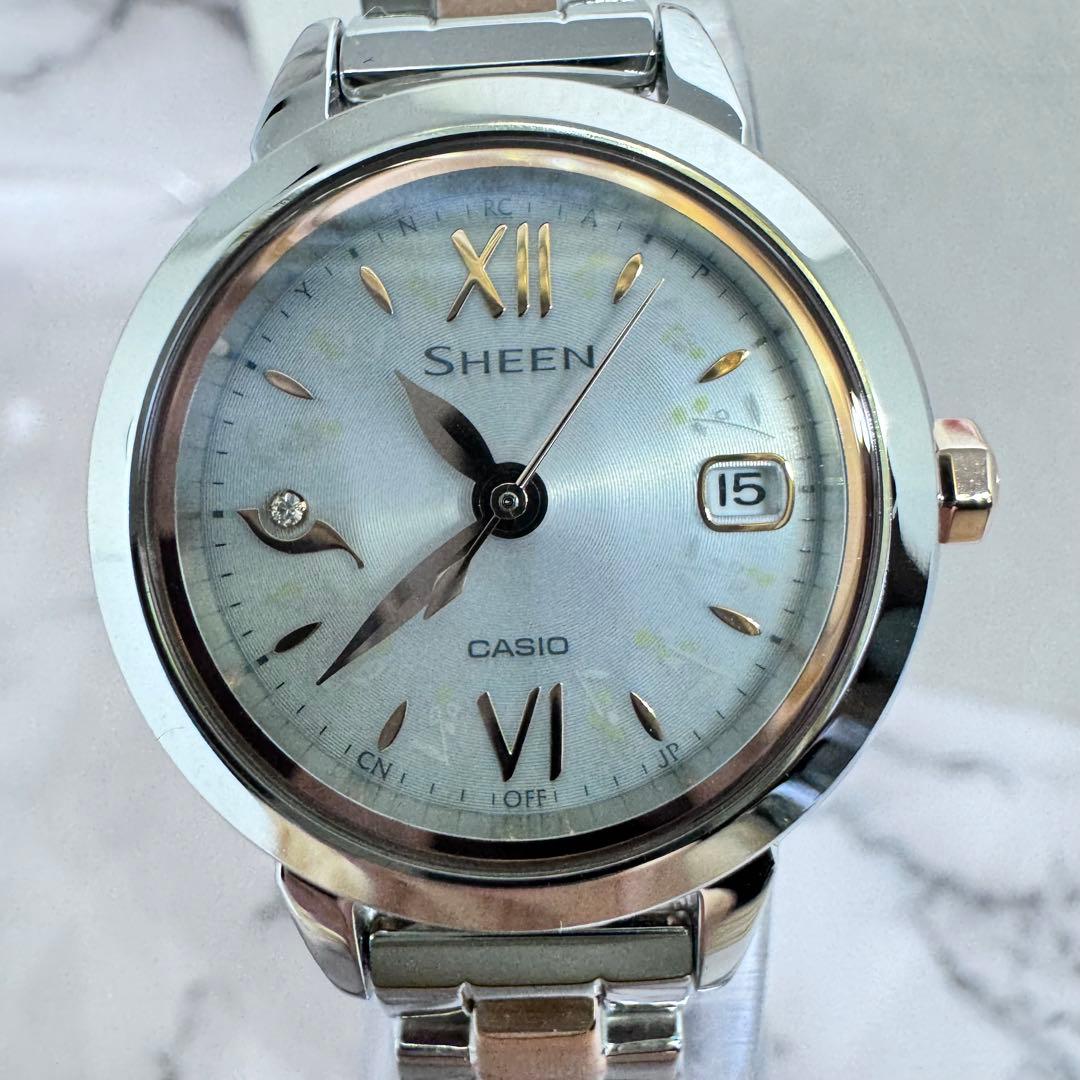 極美品】 CASIO SHEEN Natural Garden 電波ソーラー 極美品】 CASIO