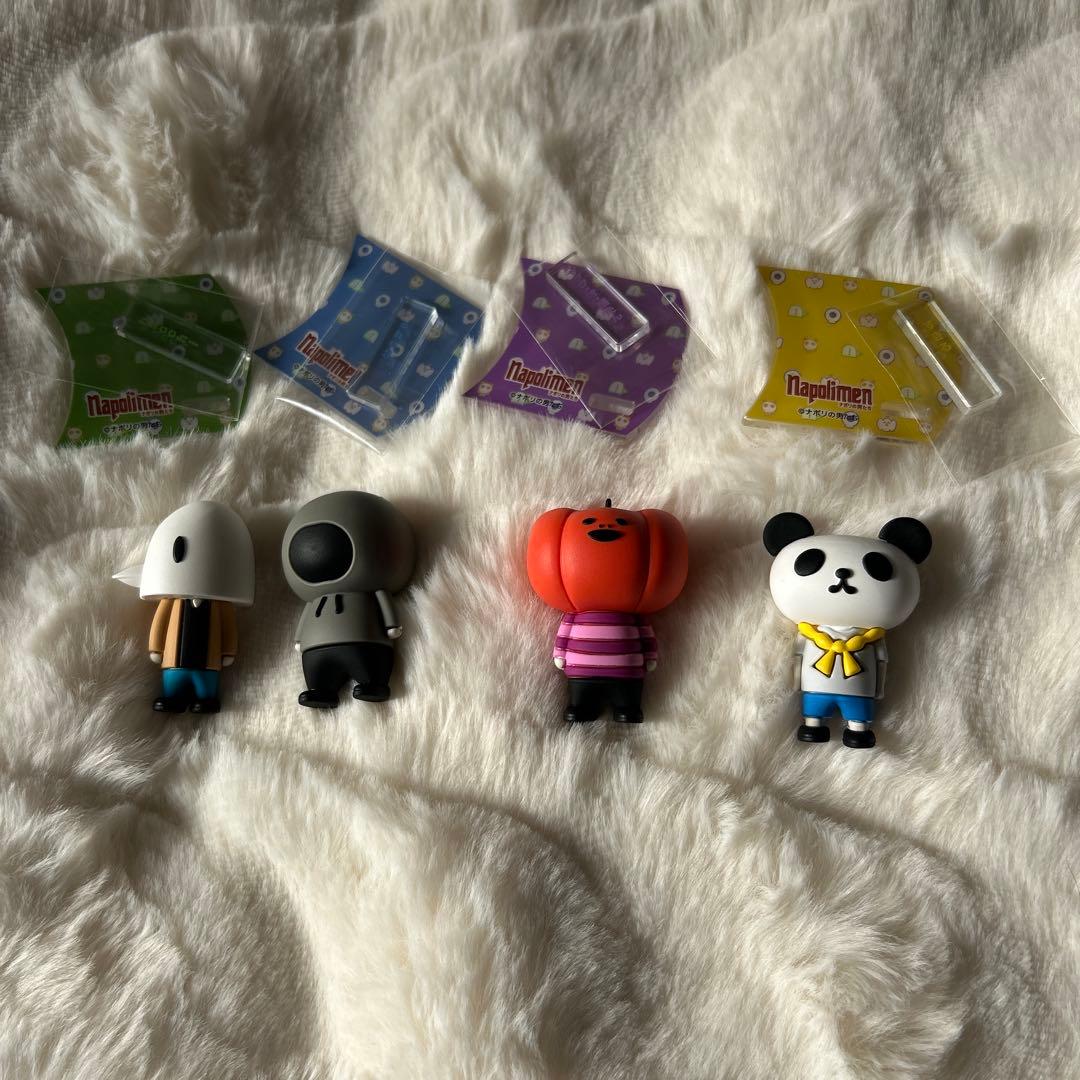 ナポリの男たち ラバーマスコット(蘭たん／すぎる／hacchi／shu3