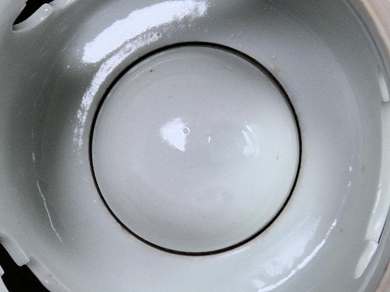 古伊万里　染付　七賢人の図　大振盃台　D351AS-fbhc