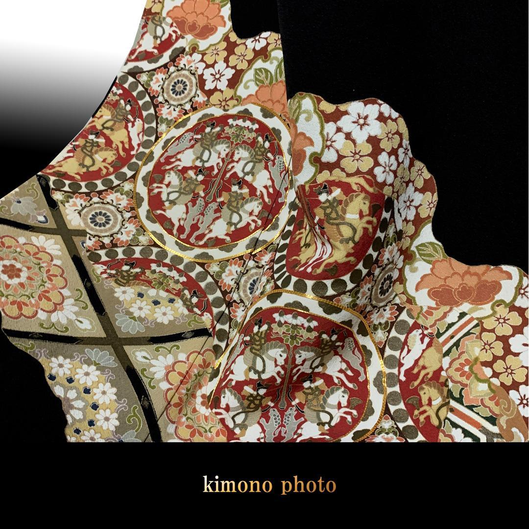 正絹【新品、未使用】6点フルセット【トールサイズ】極上逸品金彩