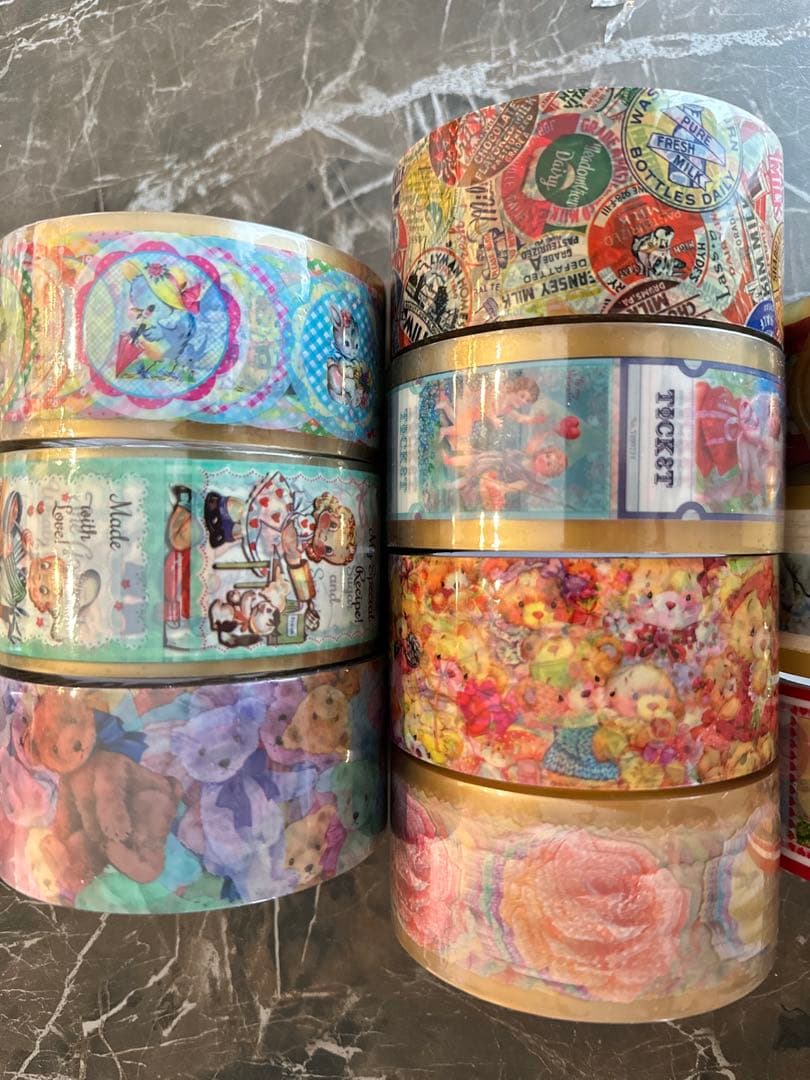 海外作家国内作家くまOPPテープ10本セット