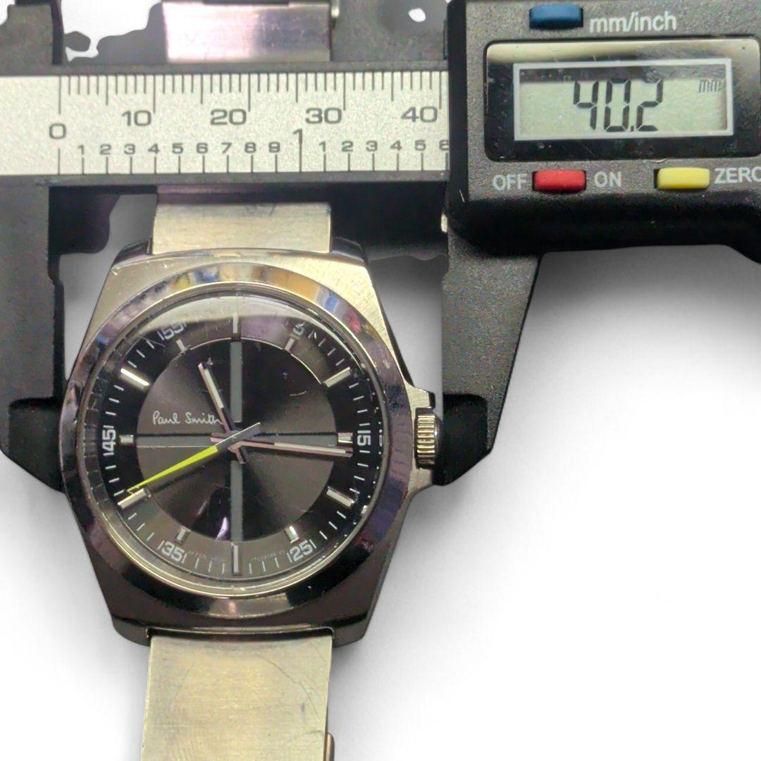 希少デザイン ポールスミス クローズドアイズ メンズ腕時計 新品電池 稼働品