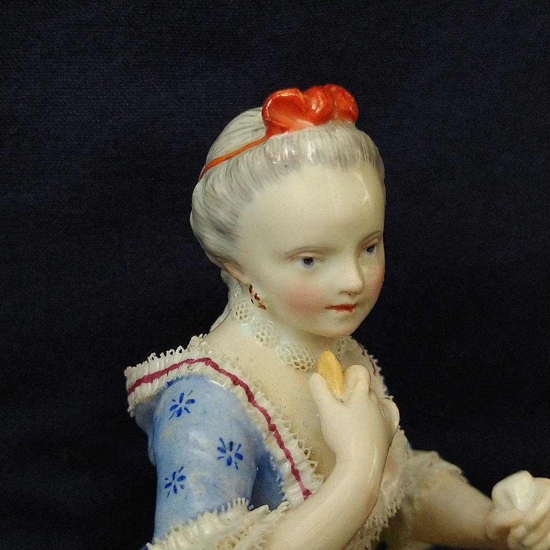 ✤1924年以前マイセン(Meissen)フィギュリン『五感の寓意(味覚
