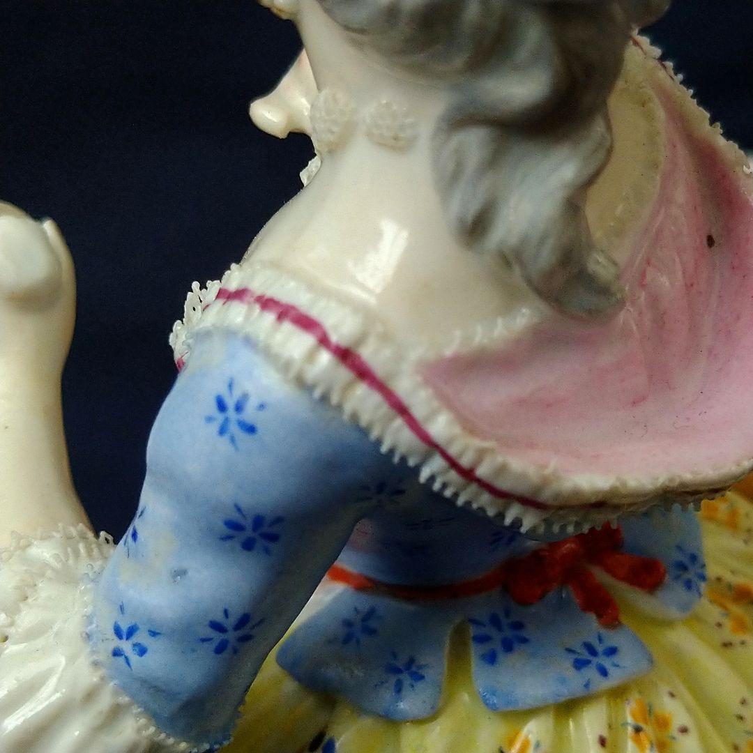 ✤1924年以前マイセン(Meissen)フィギュリン『五感の寓意(味覚