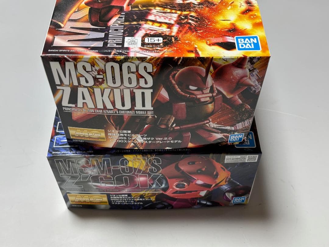 【宇宙世紀ジオン軍MG4点】シャア専用ザク シャア専用ズゴック グフ ギャン