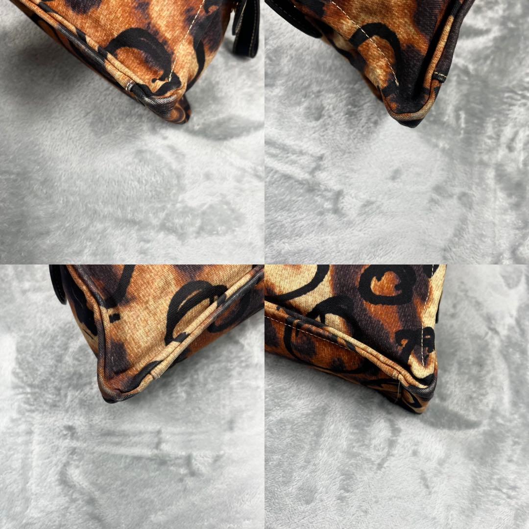 Vivienne Westwood オーブ レオパード ハンドバッグ