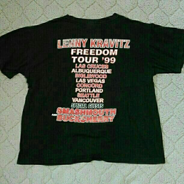 2枚セット】90'S レニークラヴィッツ Tシャツ ヴィンテージ サイズL