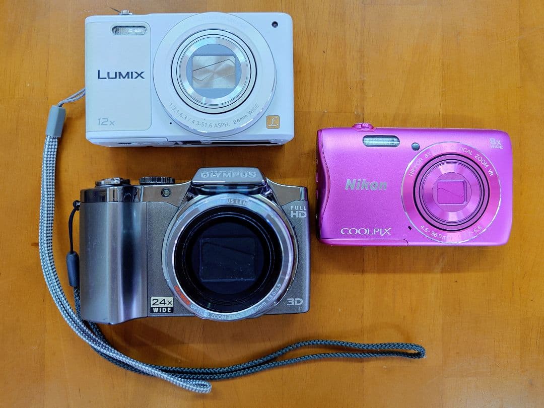 ジャンク デジタルカメラ 3台 デジタルカメラ 3台セット 動作未確認