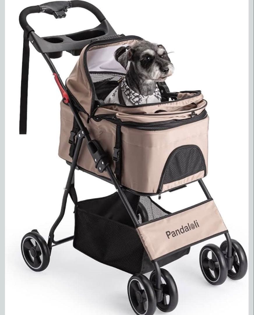 Pandaloli 2WAY ペットカート／分離式バスケット・折りたたみ - メルカリ