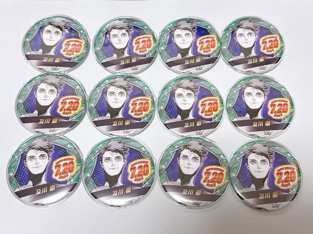 ハイキュー!! バースデイ缶バッジ 2023 及川徹 12点 及川徹 65mm缶