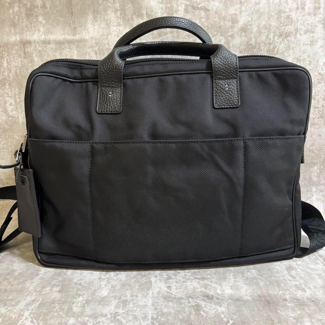 I36 エルメネジルドゼニア　ビジネスバッグ　ブリーフケース　2way 黒