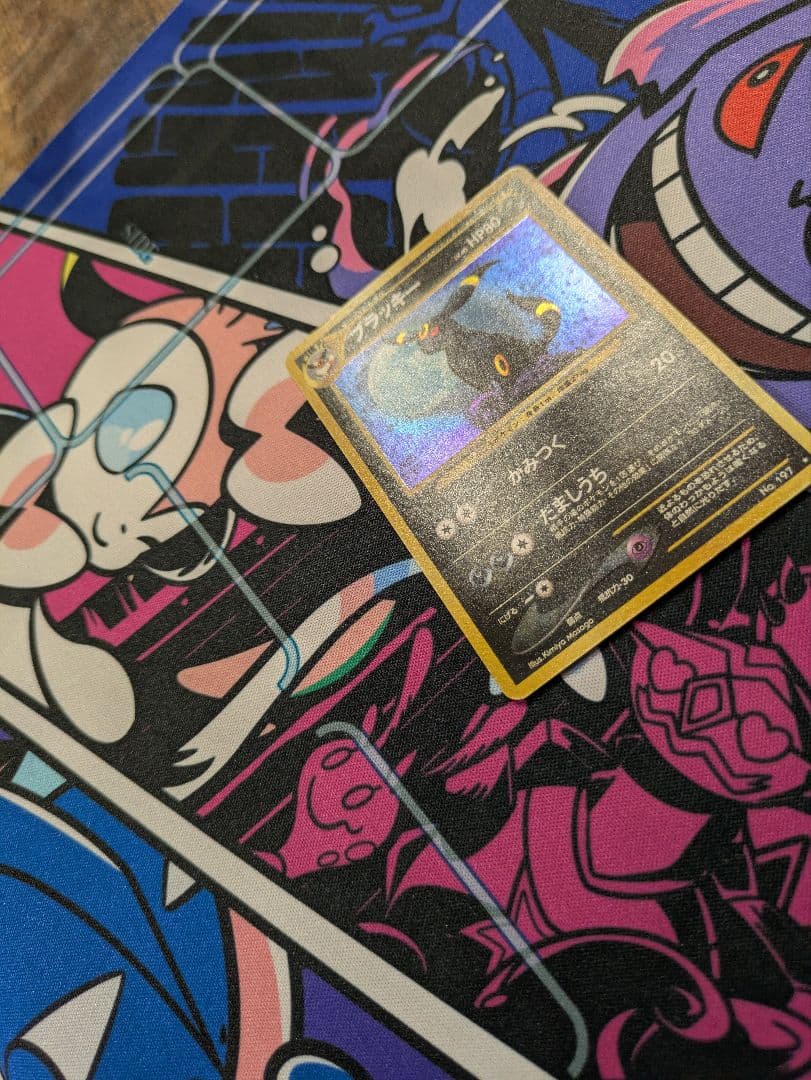 希少】ブラッキー LV40 遺跡をこえて 渦巻き・モンボ・十字ホロ 美品