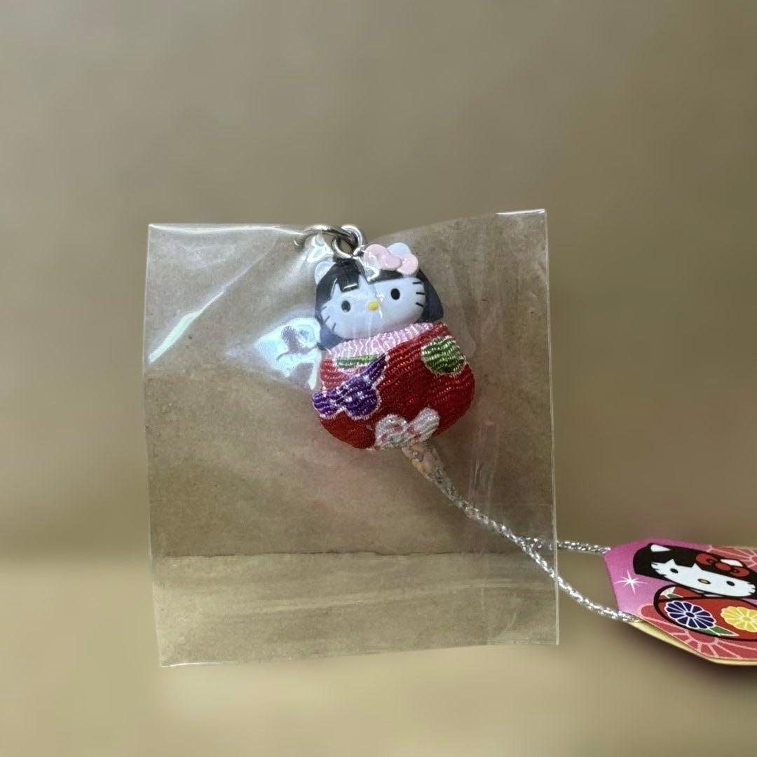 ハローキティ　京都　縁結びバージョン　ストラップセット