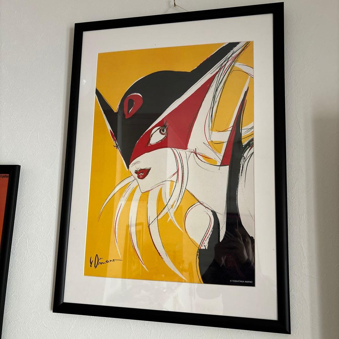 天野喜孝 ドロンジョ A2 ポスター フレーム付き 天野喜孝 ドロンジョ