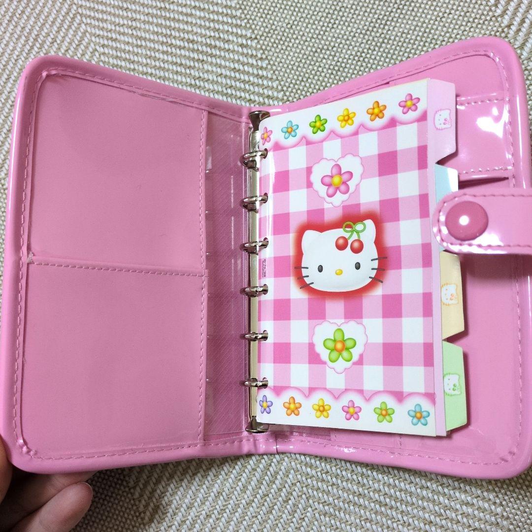 日*0様 さくらんぼ キティ 手帳 6穴リング 平成 レトロ レア 希少