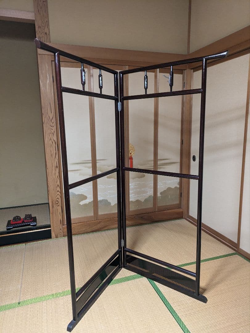 衣桁 着物掛け 昭和レトロ 折りたたみ アンティーク 衣紋掛け 和家具