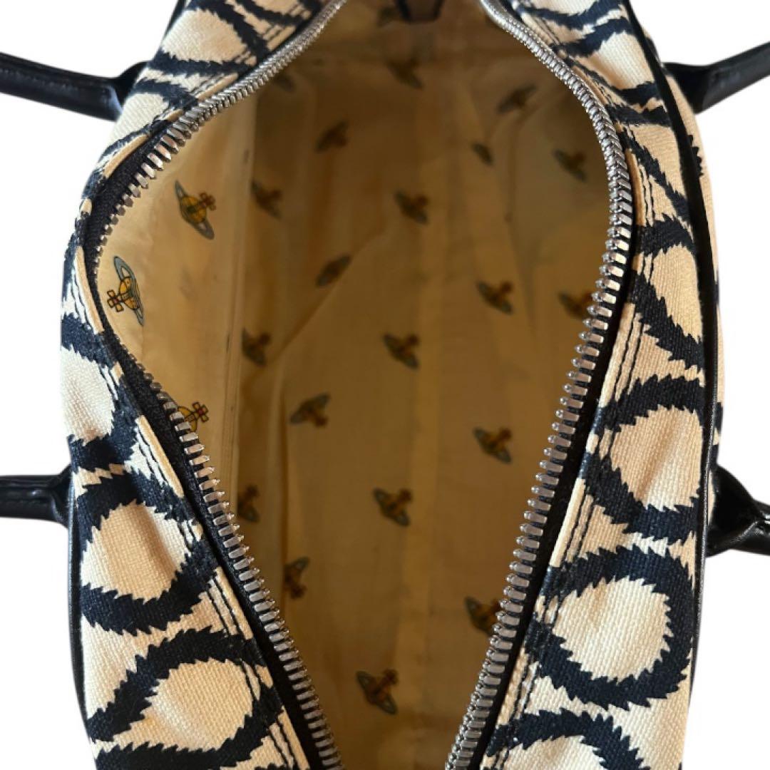 【美品】vivienne westwood ボストンバッグ 総柄 オーブ