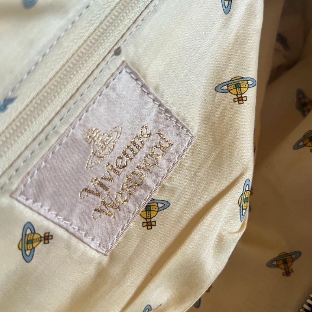 【美品】vivienne westwood ボストンバッグ 総柄 オーブ