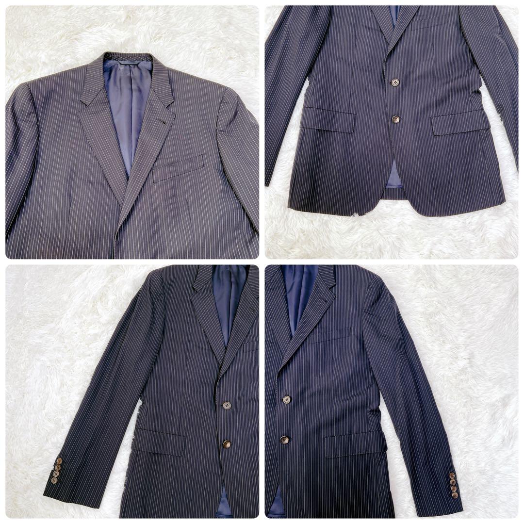 ✨希少✨ ポールスミス 花柄裏地 スーツ セットアップ 黒 紺
